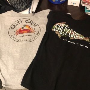 Salty crew shirts x large youth & adult small
